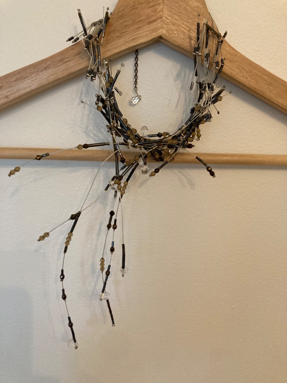 Asymmetrical Statement Necklace - Picture 2 of 4